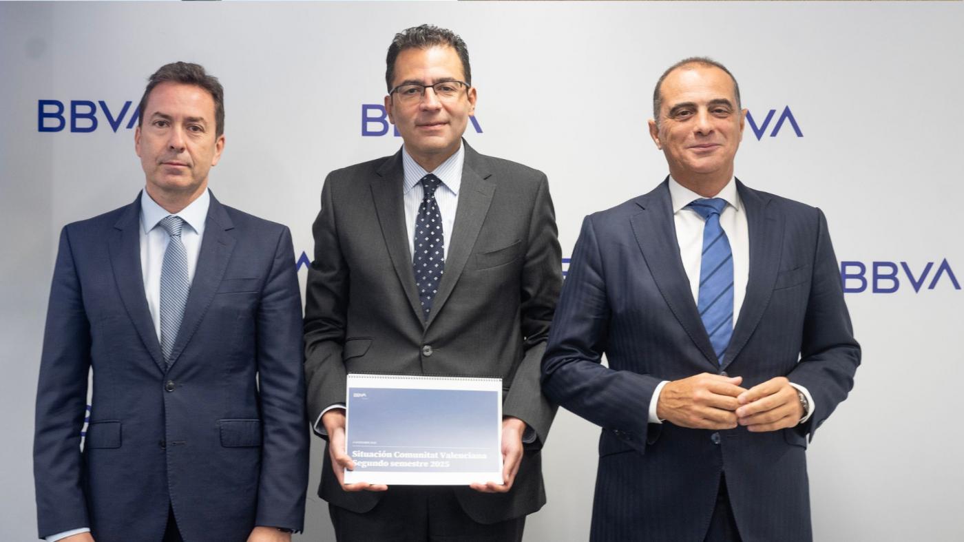 BBVA Research prevé que la Comunitat Valenciana lidere el crecimiento del PIB en 2025/2026