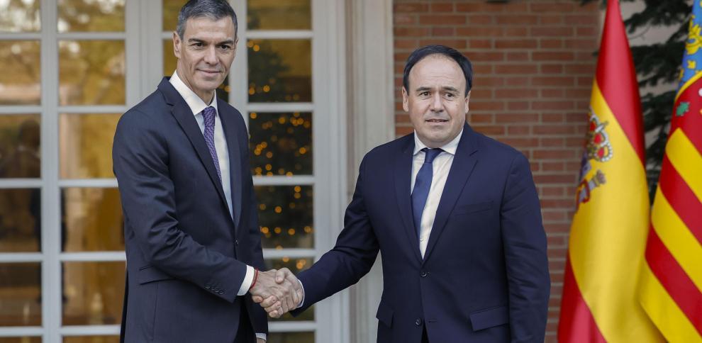 El president de la Generalitat, Juanfran Pérez Llorca, se reúne con Pedro Sánchez