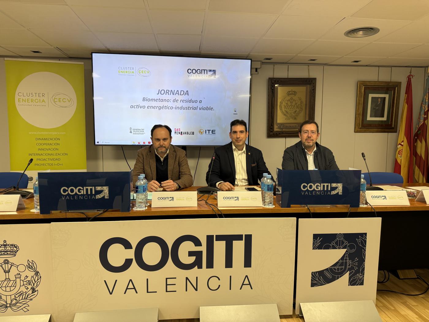 El Biometano gana protagonismo en una jornada organizada por COGITI Valencia 