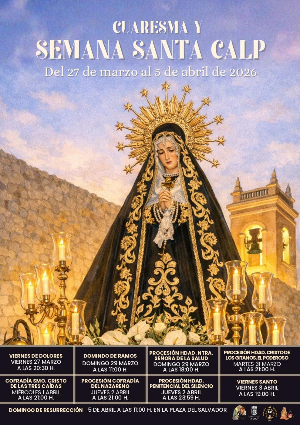 Calpe vive su Semana Santa con  procesiones, tradición y calles llenas de devoción